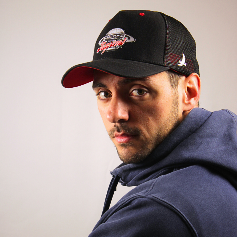 CASQUETTE "SIGNATURE" NOIR / ROUGE SPACE BURGER