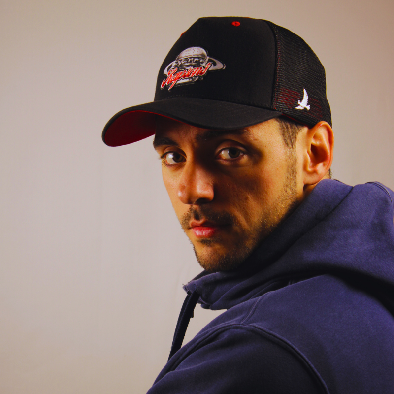 CASQUETTE "SIGNATURE" NOIR / ROUGE SPACE BURGER