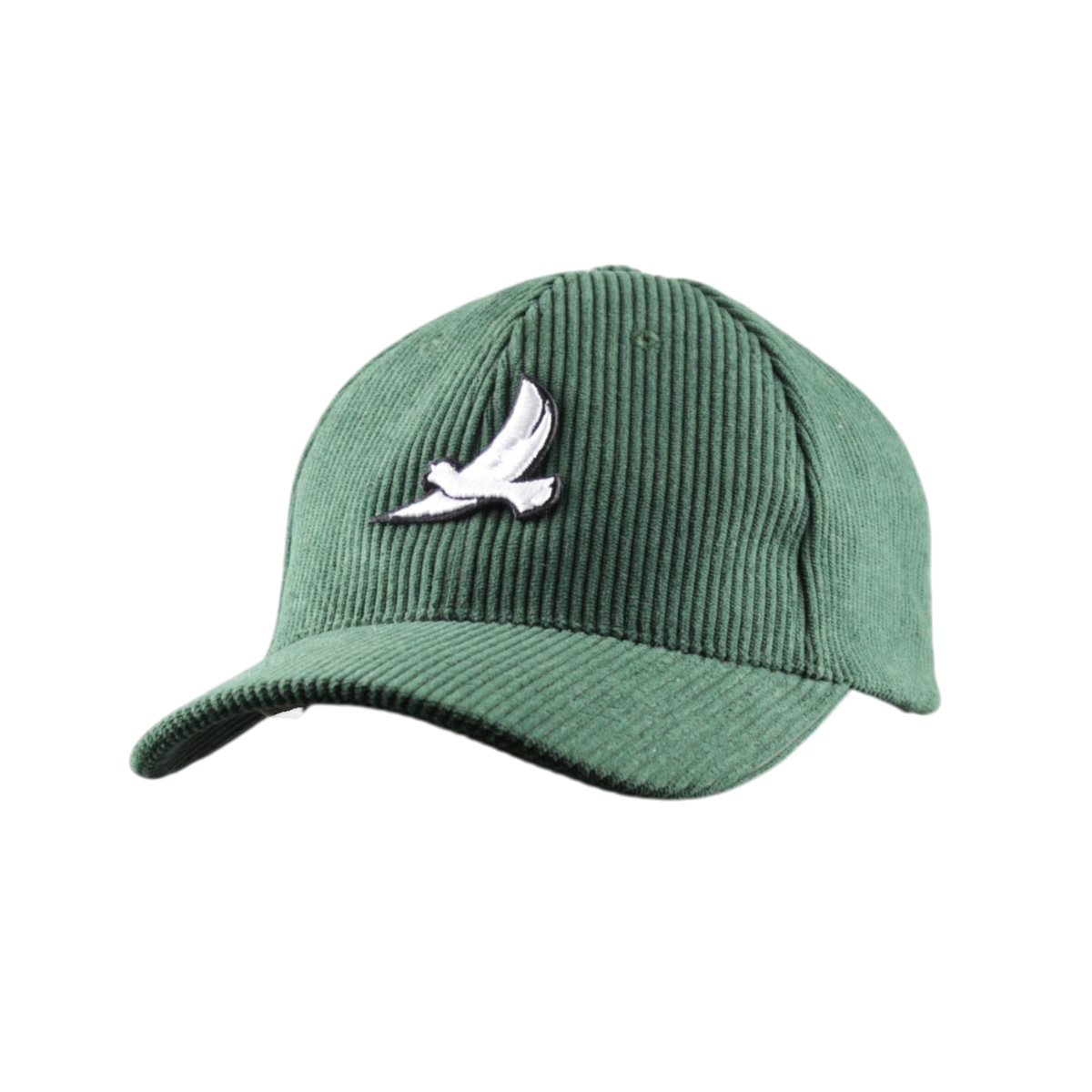 CASQUETTE "ORIGINE" VELOURS CÔTELÉ VERT SAPIN