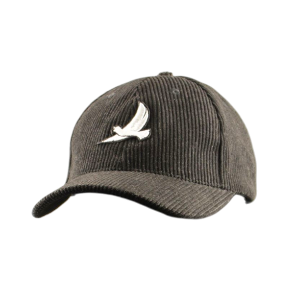 CASQUETTE "ORIGINE" VELOURS CÔTELÉ NOIR