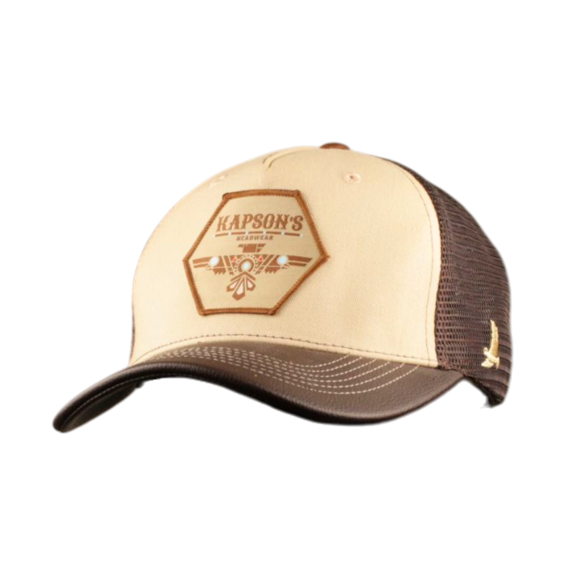 CASQUETTE "SIGNATURE" MARRON / BEIGE  BLACKHAWK