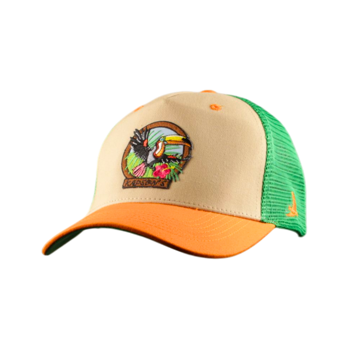 CASQUETTE "SIGNATURE" VERT / ORANGE AMAZONIA