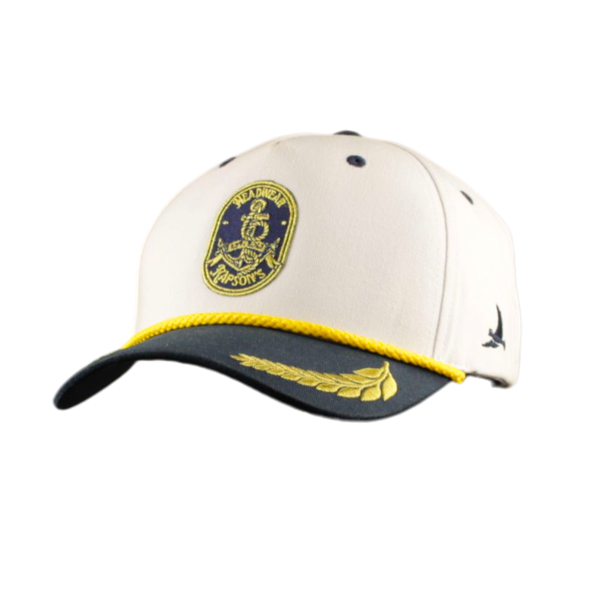 CASQUETTE "SIGNATURE" BLANC / BLEU MARINE COMMODORE