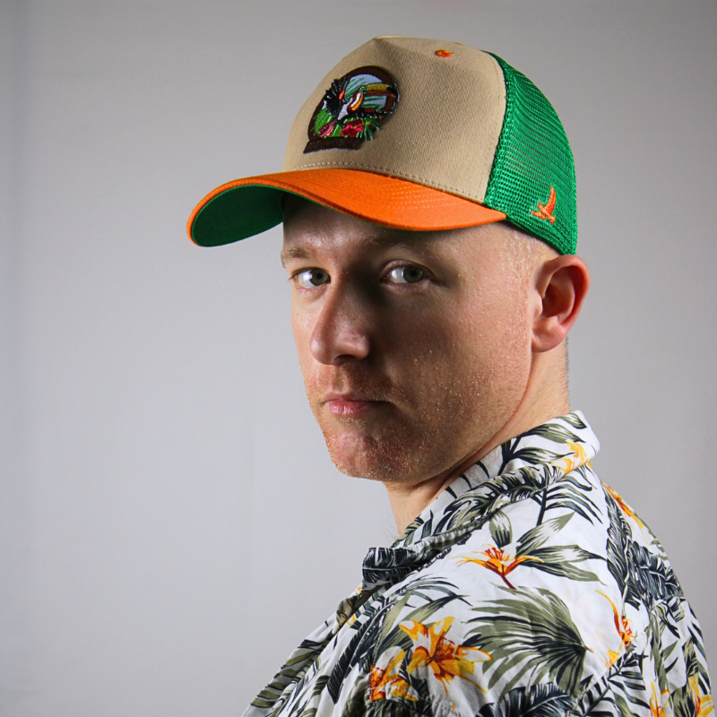 CASQUETTE "SIGNATURE" VERT / ORANGE AMAZONIA