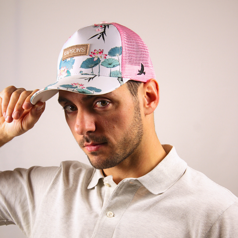 CASQUETTE "SIGNATURE" FLEURIE ASIAN FLOWERS