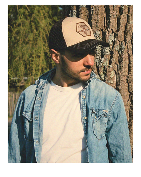CASQUETTE MARRON / BEIGE  BLACKHAWK