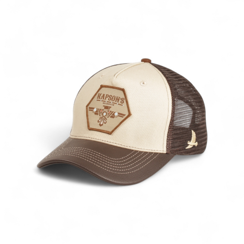 CASQUETTE MARRON / BEIGE  BLACKHAWK