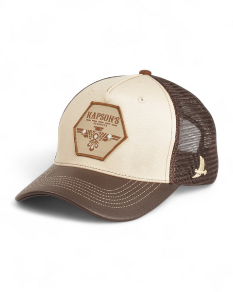 CASQUETTE "SIGNATURE" MARRON / BEIGE  BLACKHAWK
