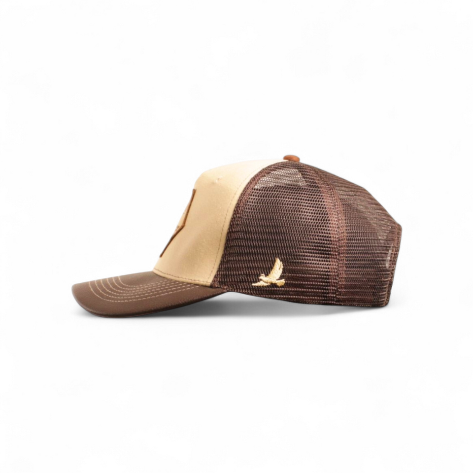 CASQUETTE MARRON / BEIGE  BLACKHAWK