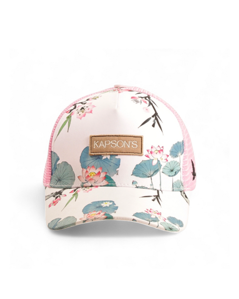 CASQUETTE FLEURIE ASIAN FLOWERS