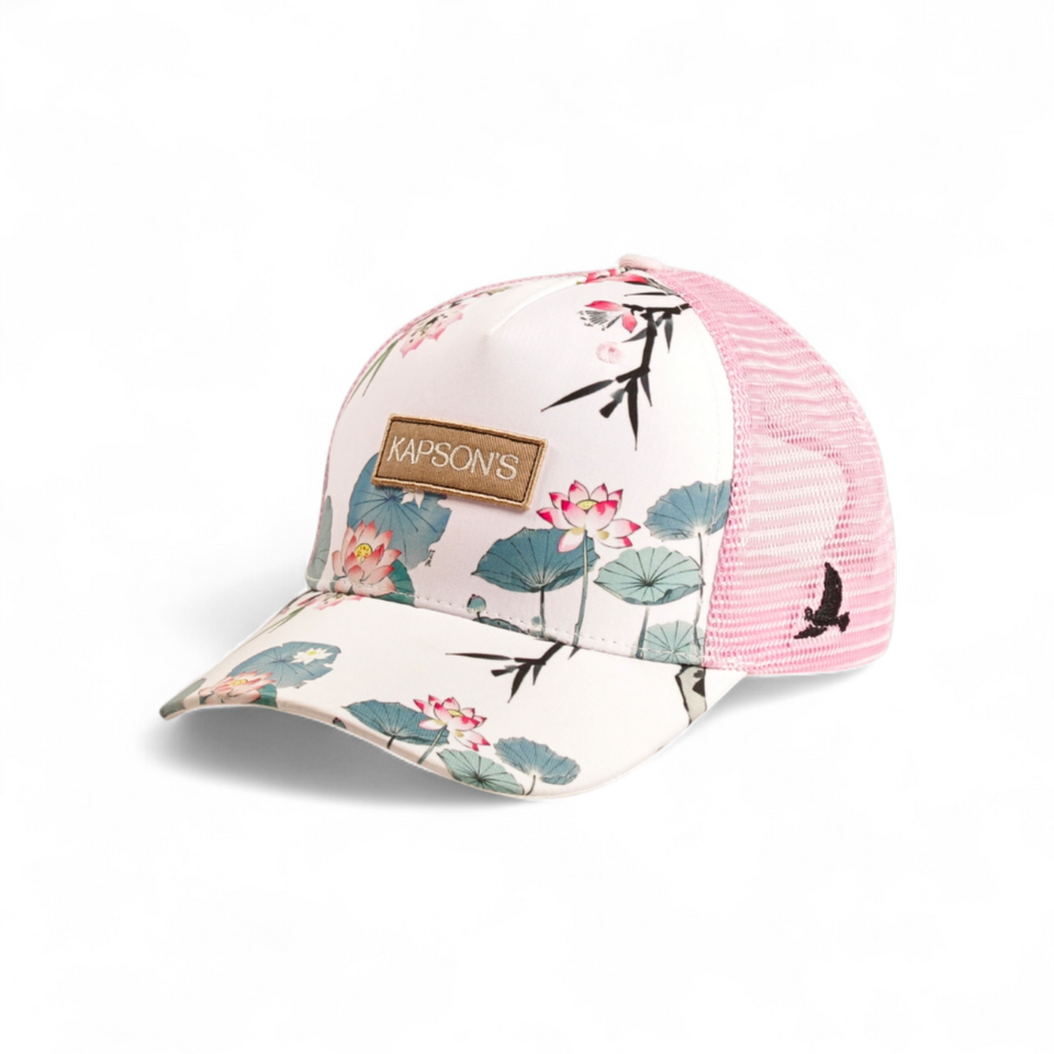 CASQUETTE FLEURIE ASIAN FLOWERS