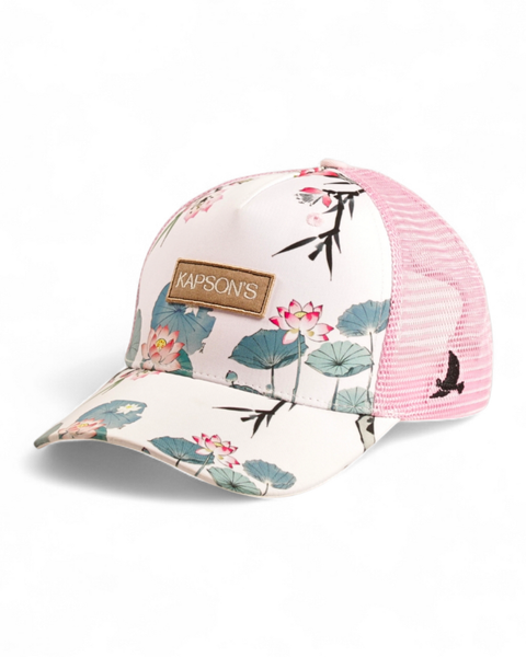 CASQUETTE FLEURIE ASIAN FLOWERS