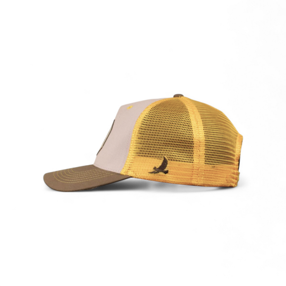 CASQUETTE GRIS / JAUNE GOD WORKOUT