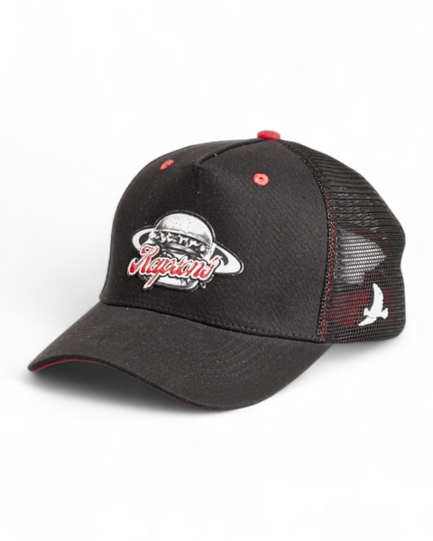 CASQUETTE "SIGNATURE" NOIR / ROUGE SPACE BURGER