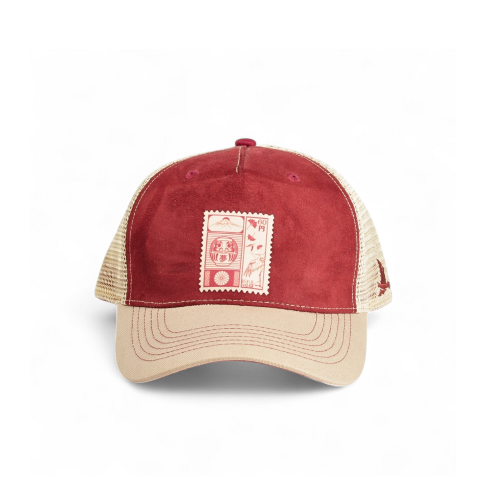 CASQUETTE ROUGE / BEIGE RYŌKŌ