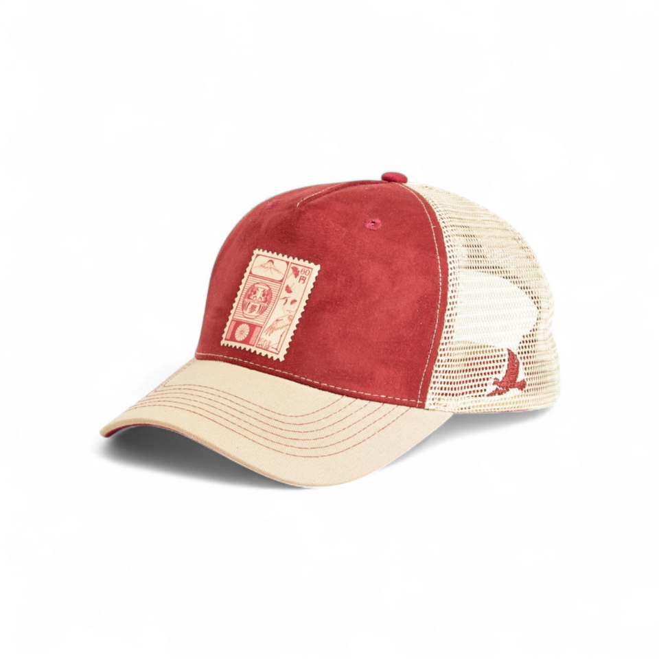 CASQUETTE ROUGE / BEIGE RYŌKŌ