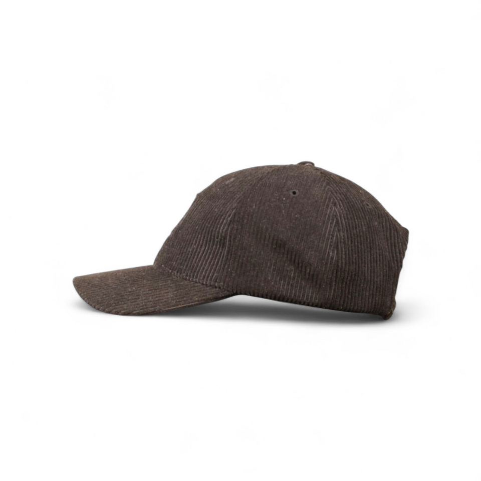 CASQUETTE VELOURS CÔTELÉ NOIR