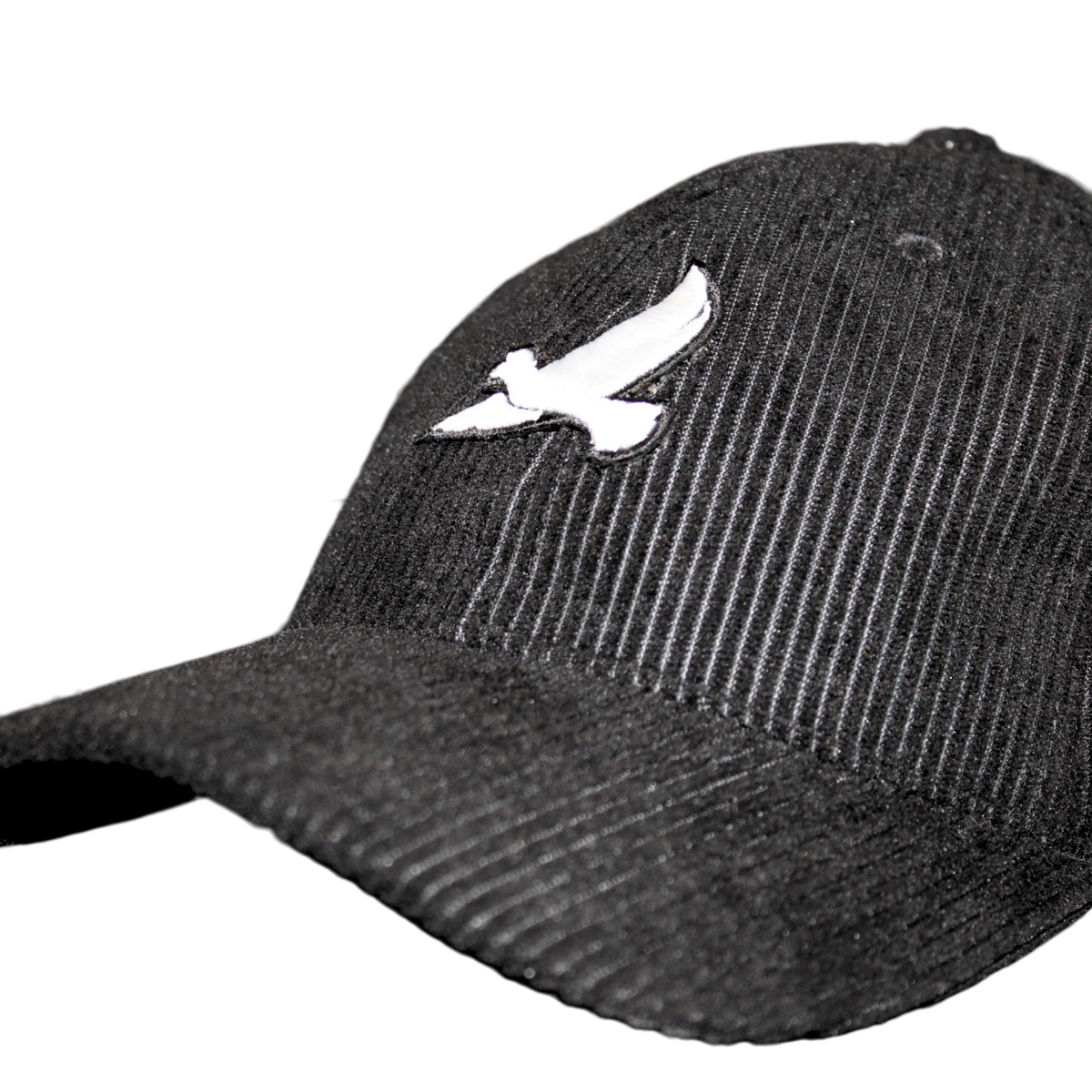 CASQUETTE "ORIGINE" VELOURS CÔTELÉ NOIR