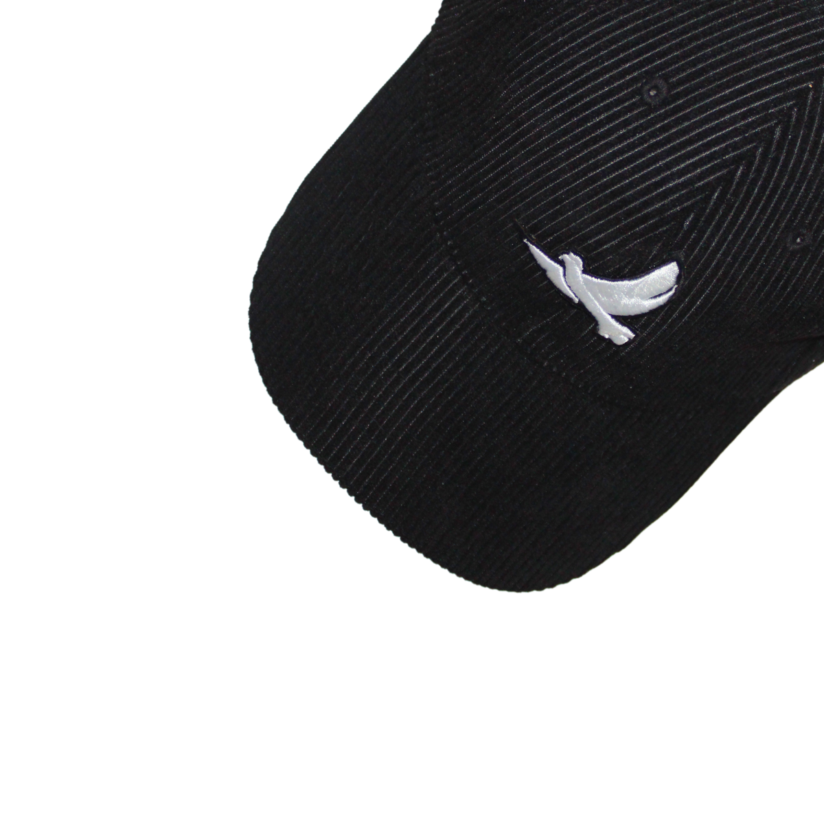 CASQUETTE "ORIGINE" VELOURS CÔTELÉ NOIR
