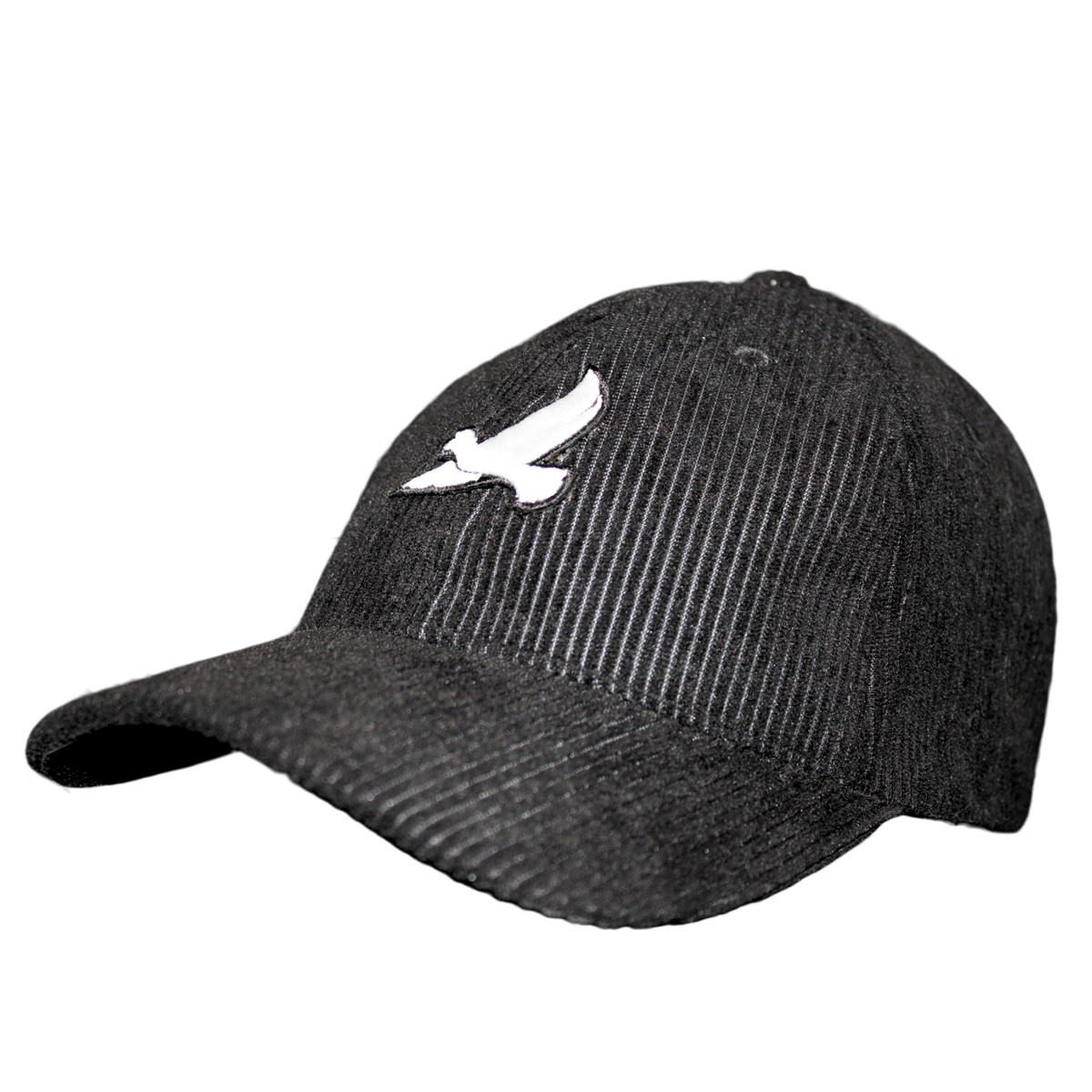 CASQUETTE "ORIGINE" VELOURS CÔTELÉ NOIR