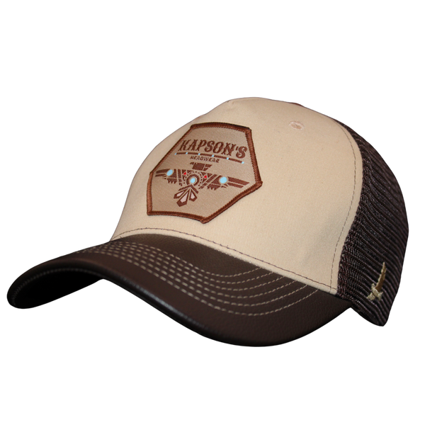 CASQUETTE "SIGNATURE" MARRON / BEIGE  BLACKHAWK