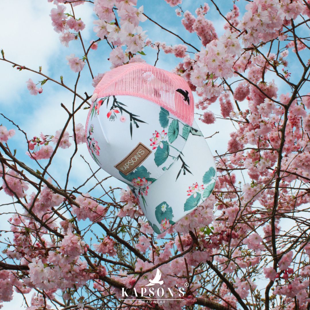 CASQUETTE "SIGNATURE" FLEURIE ASIAN FLOWERS