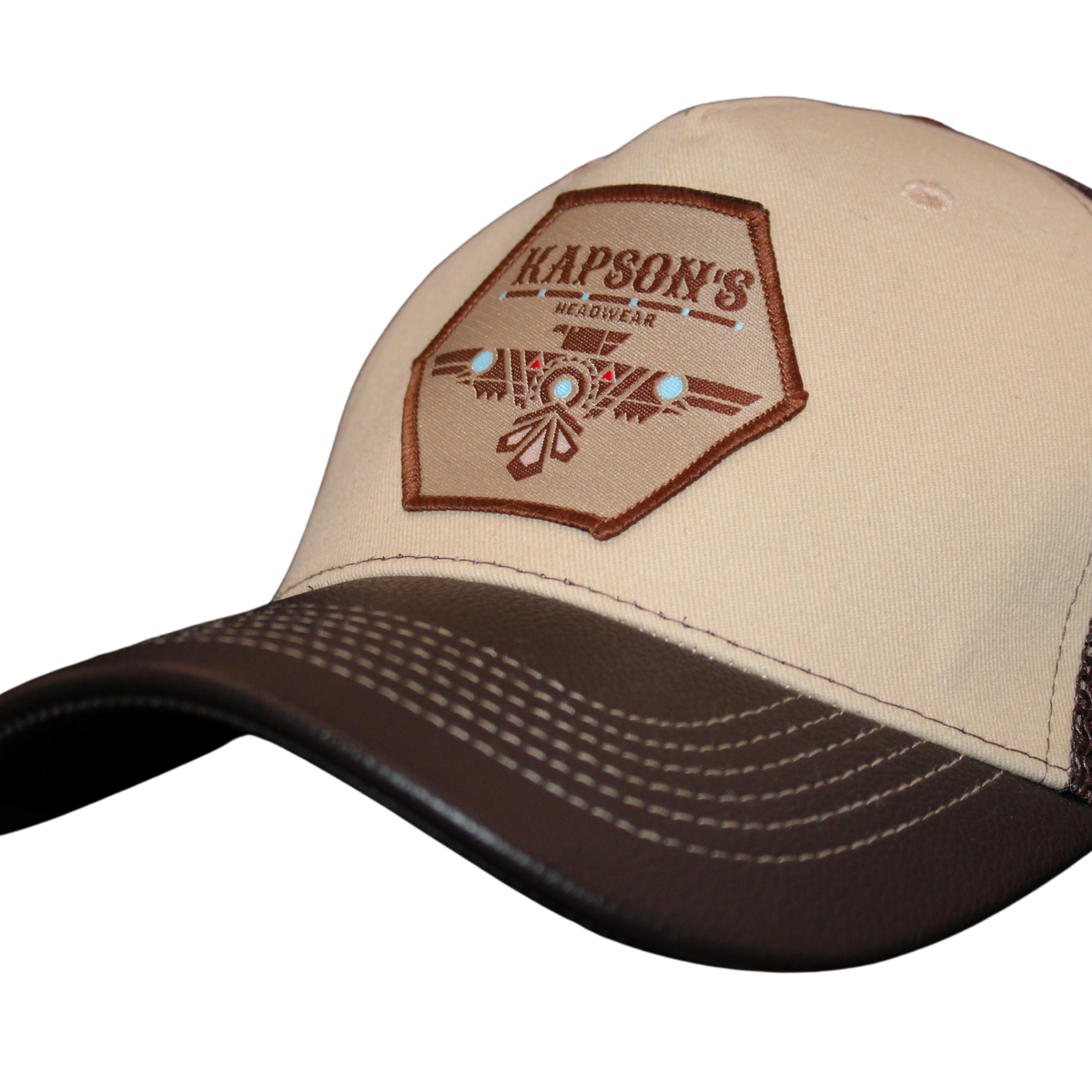 CASQUETTE "SIGNATURE" MARRON / BEIGE  BLACKHAWK