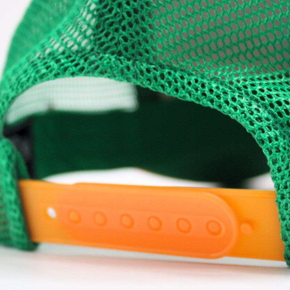 CASQUETTE VERT / ORANGE AMAZONIA