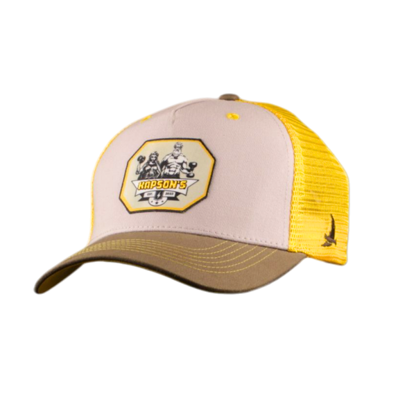 CASQUETTE "SIGNATURE" GRIS / JAUNE GOD WORKOUT